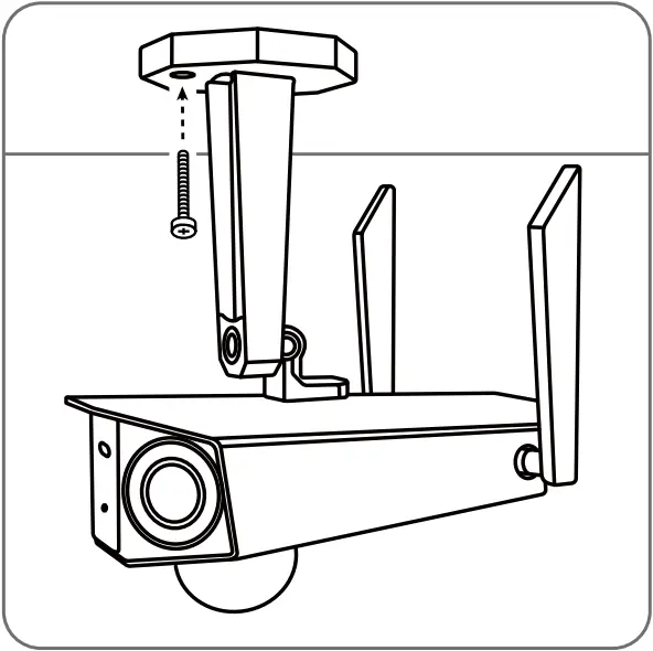 Reolink Duo 4G - Mount the Camera to Ceiling 3