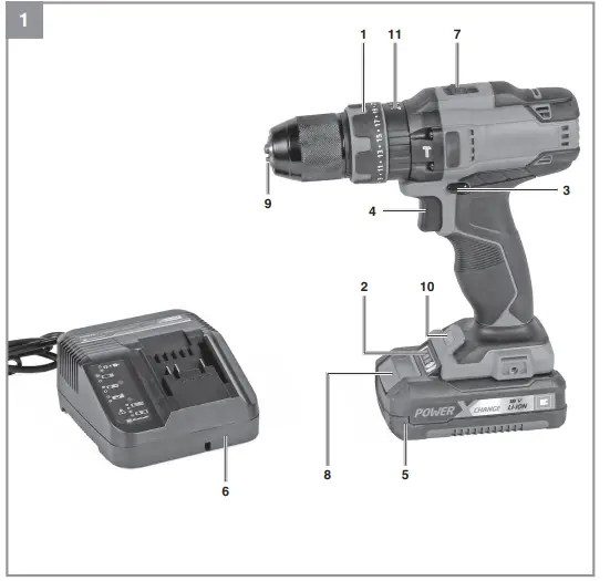Einhell-TE-CD-1840-Li-Cordless-Hammer-Drill-and-Screwdriver-FIG-1