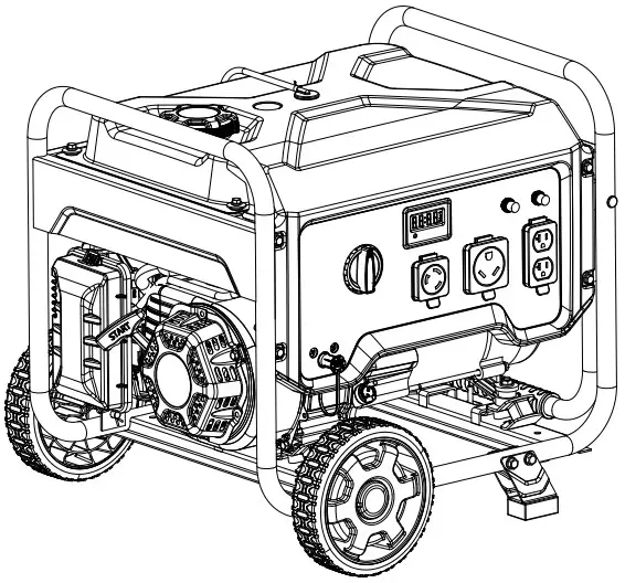 CHAMPION 201076 3650W Dual Fuel Portable Generator-