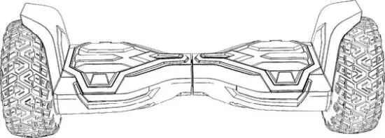 MODSTER SUV M1 HoverBoard Zoll 350x2W 36V 4Ah schwarz