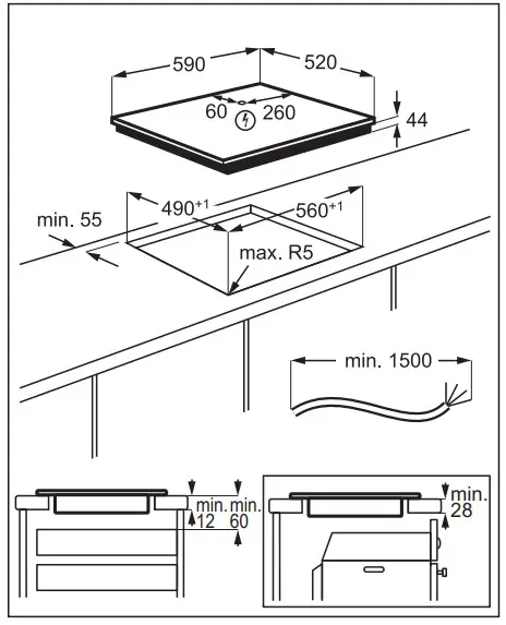 Electrolux HOI630PF Hob - fig1