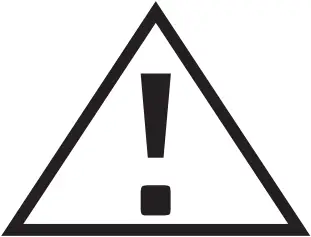 BLUE AURA WS30i - Warning