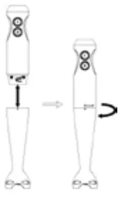 TOMADO TSB3501B Stick Mixer Set - STICK MIXER