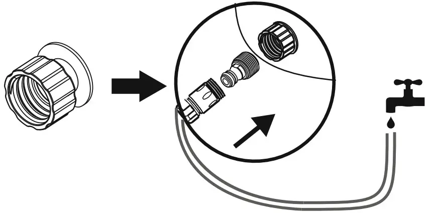 Bestway 43045051 Aquarium Play Pool- Hose Adapter