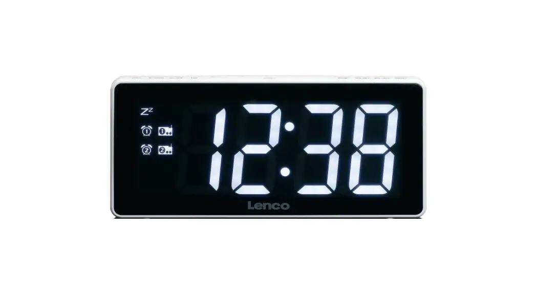 Lenco Cr-30 3 Inch Clock Radio With Xxl Led Display User Manual