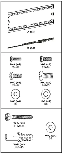 TooQ-LP1071T-B-Wall-Mount-Bracket-For-Screens-32-Inch-70Inch-2