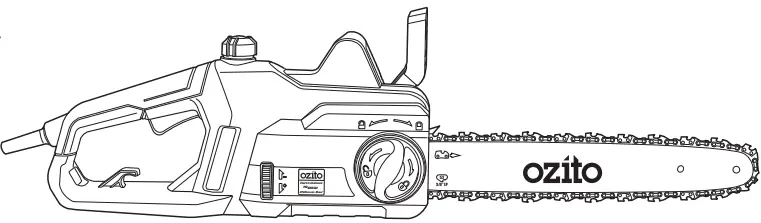ozito ECS-1935 1900W 356mm 14 Inch Electric Chainsaw-FIG1