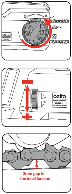 ozito ECS-1935 1900W 356mm 14 Inch Electric Chainsaw-FIG8