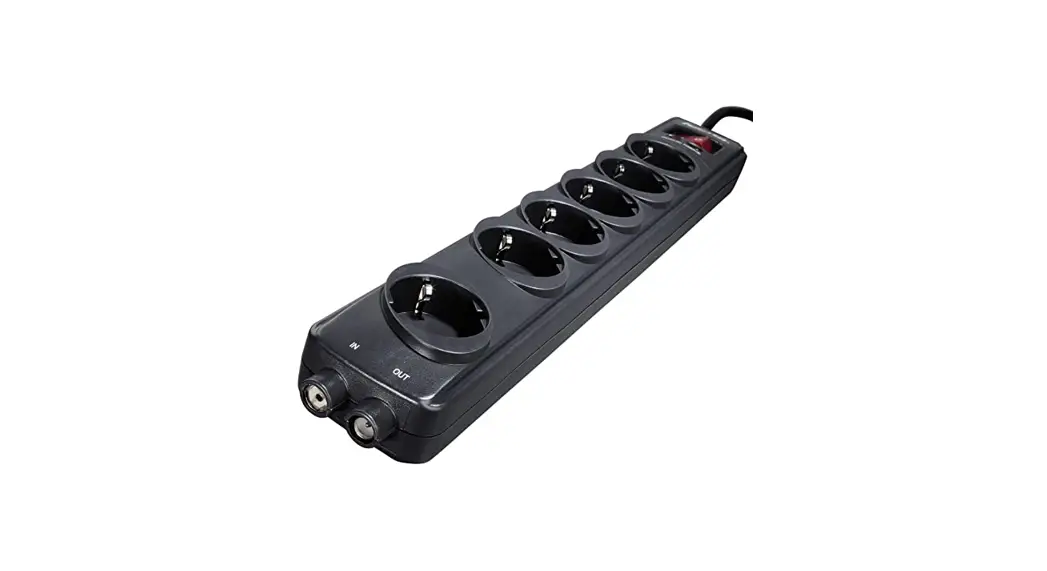 Hama P2223772 6 Way Power Strip Instruction Manual