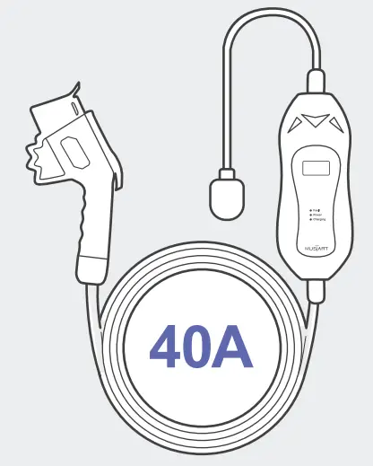 MUSTART SAE J1772 AC Level 2 Portable EV Charger - Prodact 1