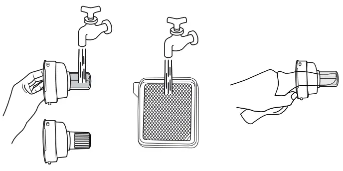 Panasonic MC-CL609 Vacuum Cleaner - above at running