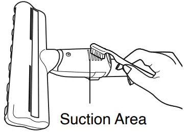 Panasonic MC-CL609 Vacuum Cleaner - dust located
