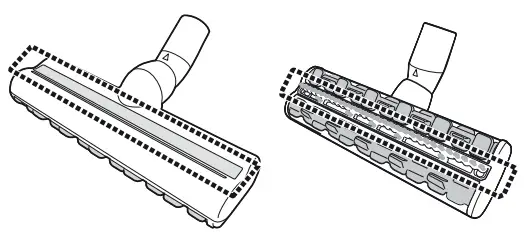 Panasonic MC-CL609 Vacuum Cleaner - pieces of dirt