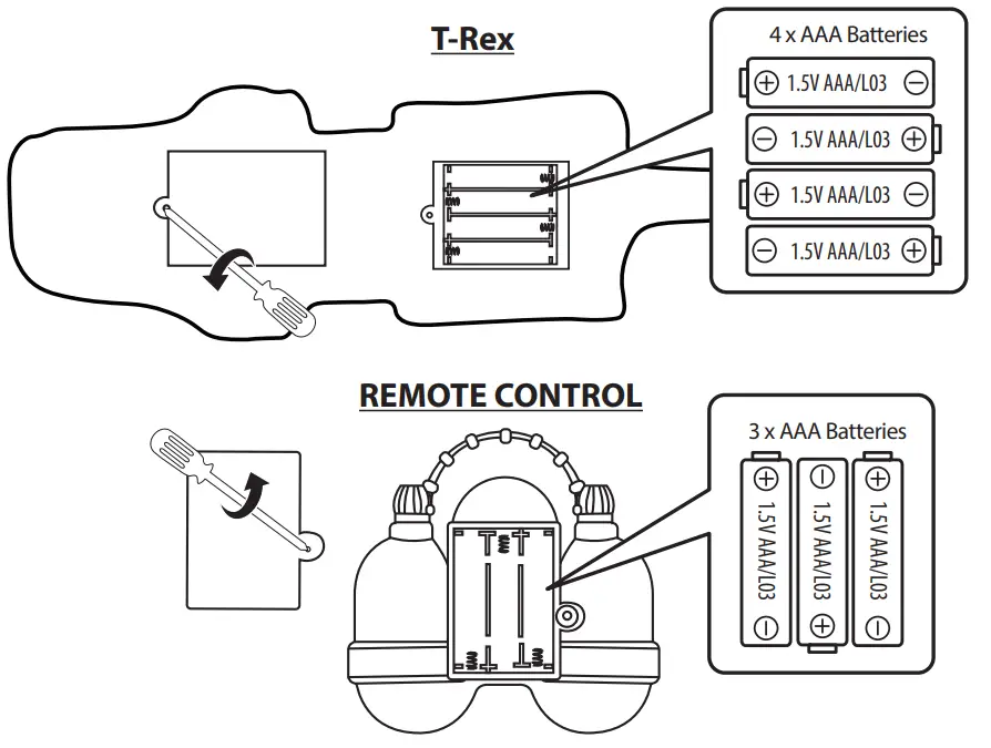 little tikes 656767 T-Rex Strike RC -FIG2