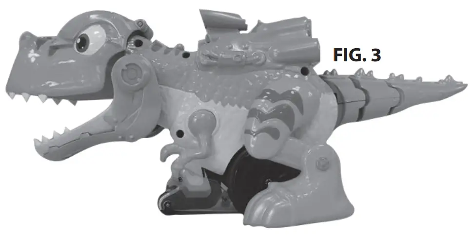 little tikes 656767 T-Rex Strike RC -FIG8