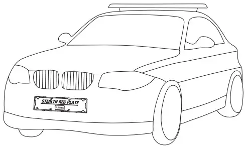 Cell2 SRP MS6 Stealth Registration Plate - Figure 1