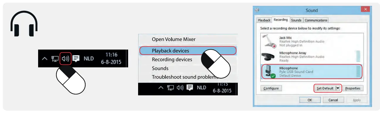 PYLE PDUSBPP10 Microphone XLR-to-USB Adaptor - figure 1