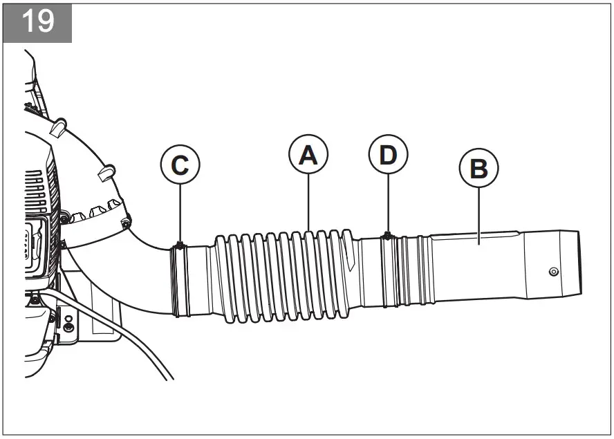 Attach the flexible hose