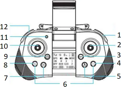 4DRC 4D-F12 - Remote control parts