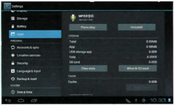 SWA CONNECT Android Technology Platform Software - Setting10