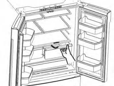 FIG 29 Vegetable and fruit crispers