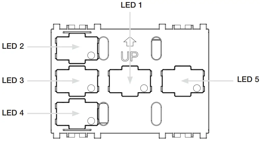 VIMAR 21457 Eikon Touch - FRONT VIEW