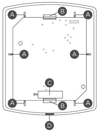 DMP 1141 Wireless Wall Button Installation-PCB Supports
