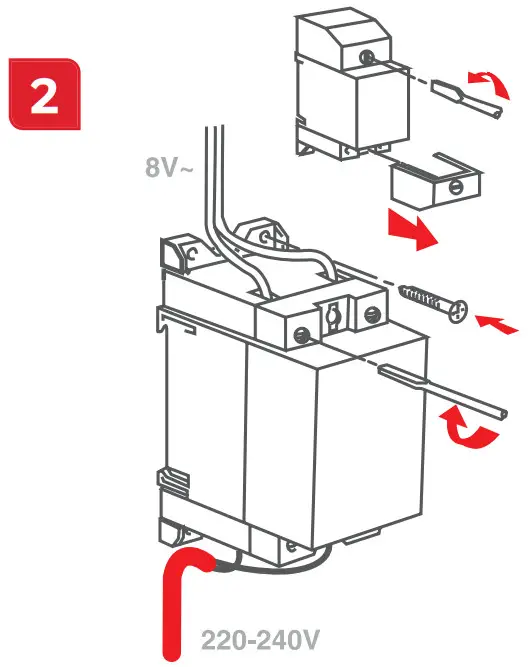 Honeywell 8V 0.5A Transformer D770 - 2
