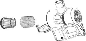 Cleaning the dustbin