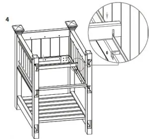 Vita Cambridge Raised Planter Extension Kit - fig10