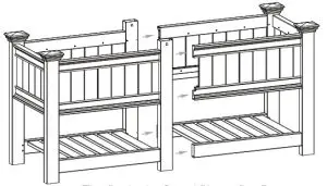 Vita Cambridge Raised Planter Extension Kit - fig13