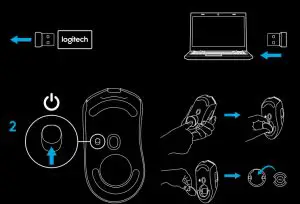 logitech G703 Lightspeed Wireless Gaming Mouse - fig 1