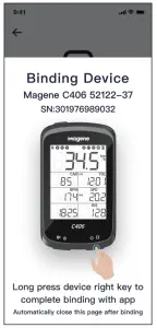 Magene C406 Smart GPS Bike Computer - figure 8