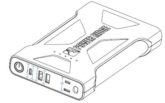POWER RIDE X-100 Portable AC Power Bank
