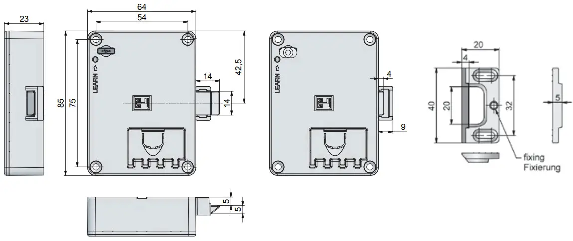 LEHMANN (M410 TA03 Keypad lock - Lock M410