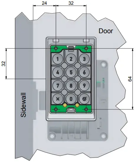 LEHMANN (M410 TA03 Keypad lock - lock M410 system 1