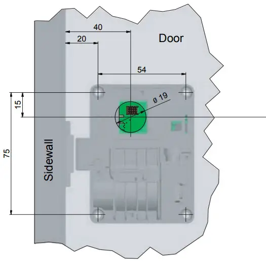 LEHMANN (M410 TA03 Keypad lock - lock M410 system