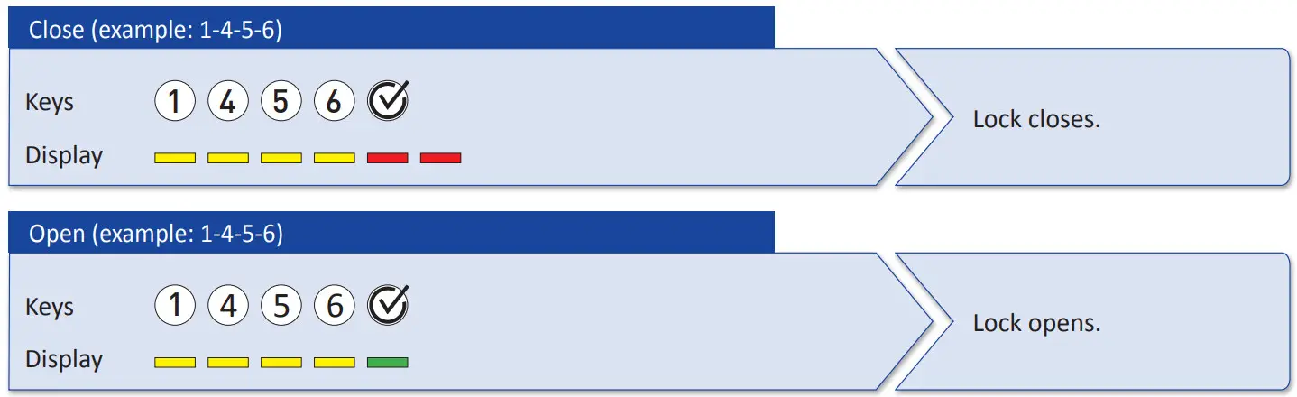 LEHMANN (M410 TA03 Keypad lock - CODE MODE