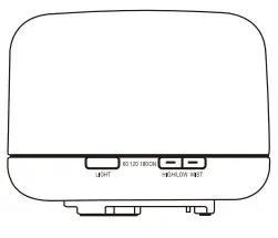 AROMA YZXXJ500WTUS Diffuser Air Humidifier
