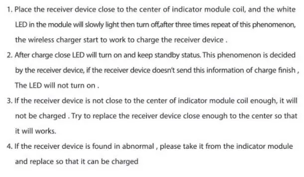 D T OS1000CW Wireless Charger fig