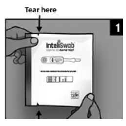 InteliSwab 1001-0616-4BXS Covid-19 Rapid Test OTC Home Test Kit fig 2