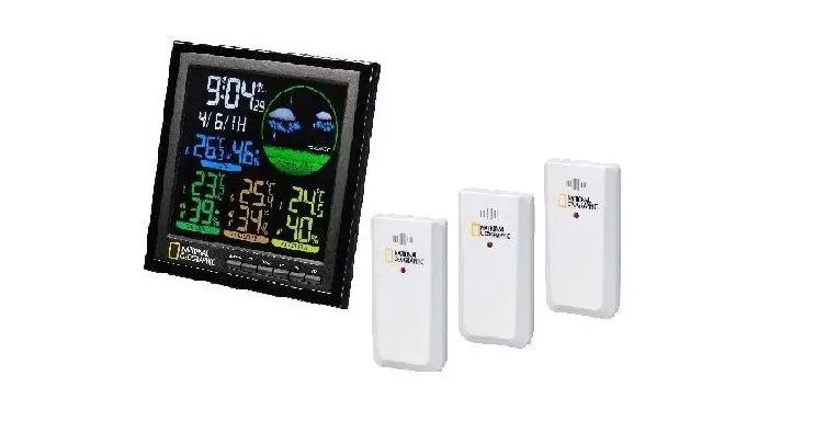 National Geographic 9070700 Va Colour Thermo-hygro Station Instruction Manual National Geographic 9070700 Va Colour Thermo-hygro Station Instruction Manual