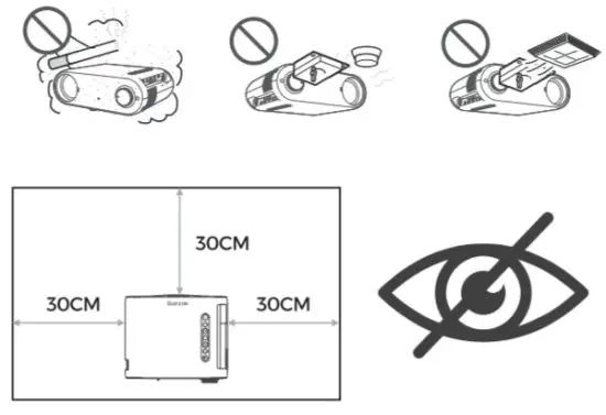 victsing BH500 Mini WiFi Projector Bluetooth - 2