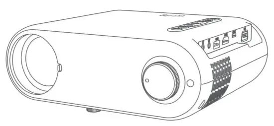 victsing BH500 Mini WiFi Projector Bluetooth