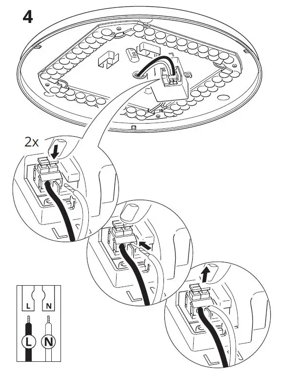 IKEA STOFTMOLN LED Ceiling Lamp-5
