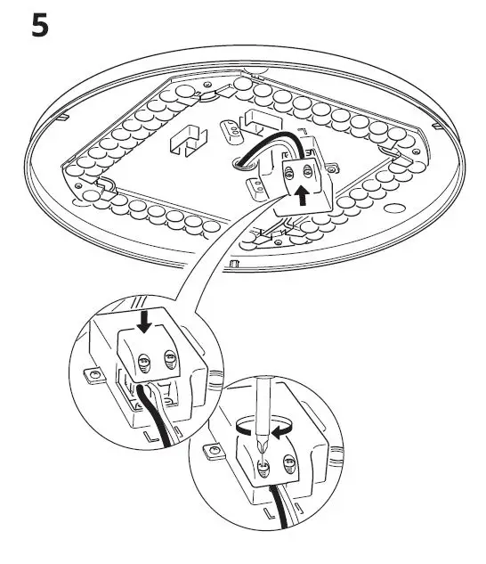 IKEA STOFTMOLN LED Ceiling Lamp-6