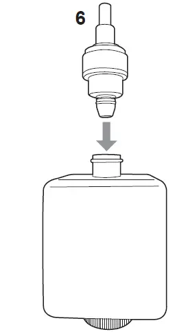guardian TECHNOLOGIES SD495 Wall Mount Soap and Sanitizer Dispenser fig-5