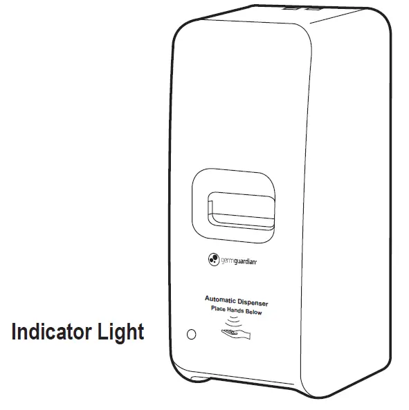guardian TECHNOLOGIES SD495 Wall Mount Soap and Sanitizer Dispenser fig-7