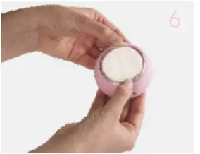 a close up of a person