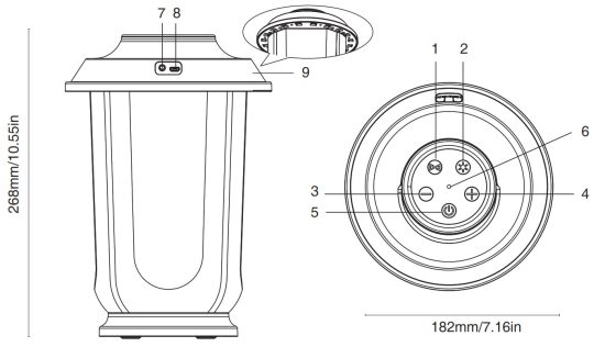 ONFORU SPEAKER06 Outdoor Bluetooth Speaker - Bluetooth Speak